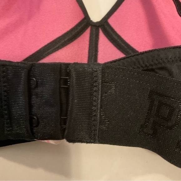 PINK Victoria's Secret Lightly lined  Black Bra Size Small - Picture 3 of 8